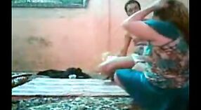 Indian aunty Sofia gets down and dirty with a guy from PG in this desi chudai video 4 min 00 sec