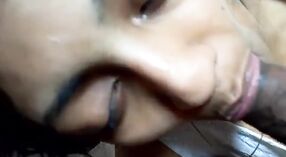 Cute Desi girl gives her spouse a sensual blowjob in this hot video 2 min 50 sec