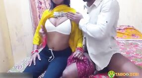 Busty Indian wife gets naughty with her oil-soaked partner in this xxx sex video 2 min 20 sec