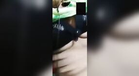 Girlfriend with big boobs and pussy gets fingered during video call 5 min 00 sec