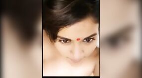 Desi Angel's boobs bounce as she takes a selfie with her boyfriend 1 min 30 sec