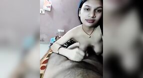 Desi girl gives a blowjob and gets turned into a MMS in this steamy video 1 min 00 sec