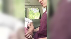 NRI Angel indulges in some car sex with her lover 2 min 20 sec