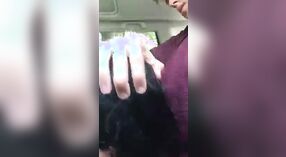 NRI Angel indulges in some car sex with her lover 0 min 0 sec