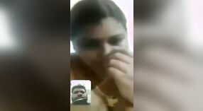 Tamil wife enjoys a phone sex chat with a guy in the movie 0 min 0 sec