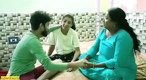 Mahasiswa India dan bhabhi berbagi seorang remaja laki-laki dalam video seks panas 3 min 00 sec