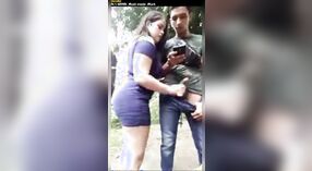 Harter outdoor-sex des indischen paares im MMS-video 0 min 0 s