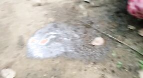 Indian MILF with big boobs enjoys outdoor pissing in this amateur video 3 min 20 sec