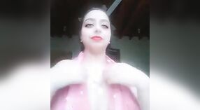 Aunty Indian's seductive striptease in a nude MMS video 2 min 30 sec