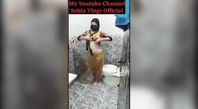 Indian babe Sobia squirts in the shower after anal sex 0 min 0 sec