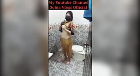 Indian babe Sobia squirts in the shower after anal sex 0 min 40 sec