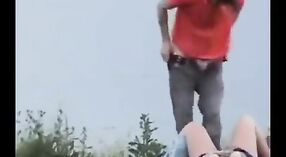 Clumsy Indian babe gets her big ass pounded in the great outdoors 10 min 20 sec