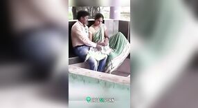 Desi college student caught sucking her lover outdoors in a desi mms video 2 min 40 sec