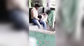 Desi college student caught sucking her lover outdoors in a desi mms video 0 min 40 sec