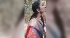 Desi XXX gives her boyfriend an outdoor blowjob and receives a messy cumshot 1 min 50 sec