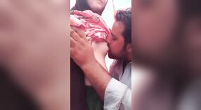 Pakistani girl's boob show gets recorded and licked by older man 3 min 10 sec