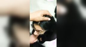 NRI Indian college girl gives an amazing blowjob in public baths in a sex movie 4 min 40 sec