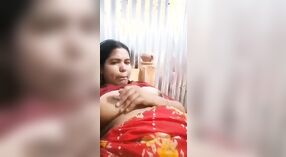 Desi wife teases her chubby pussy on camera in this hot video 1 min 20 sec