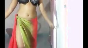 Mature Indian MILF strips down in a sari and gets you off 7 min 50 sec