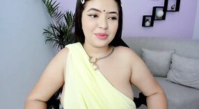 Thick and juicy bhabi shows off her big breasts on camera 15 min 40 sec