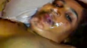 Sri Lankan aunt enjoys hard fucking and cum on her face after tasting 8 min 20 sec