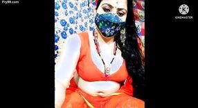 Priya Bhabhi's webcam show: her tits and legs in Delhi 1 min 20 sec
