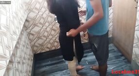 Black-clad Hillbilly bhabi gets pounded hard 1 min 00 sec