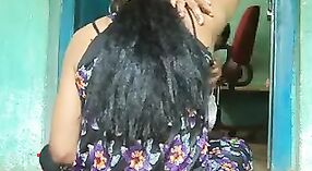 A girl's underarms get shaved by a barber 0 min 0 sec