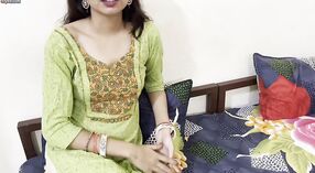 Saara bhabhi's first-ever stepbrother and sister encounter in pure Hindi audio 1 min 40 sec
