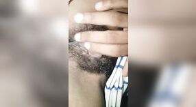Hairy Indian Girl Gets Naughty and Masturbates with Fingers 5 min 50 sec