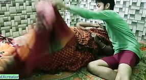 Desi bhabhi gets down and dirty with her neighbor Devor in this steamy video 0 min 0 sec