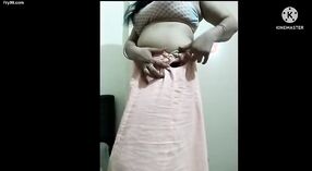 Desi aunty gets changed and flaunts her panties and pythicotta 1 min 00 sec