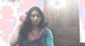Bengali girl in shalwar costume strips naked for solo play 1 min 20 sec