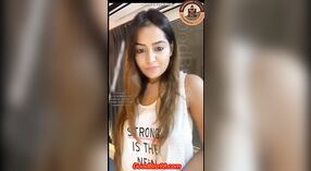 Simran Kaur's first time wearing a thong: a clear view of her curves 3 min 50 sec