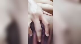 Beautiful bhabhi pleasures herself with her fingers 1 min 00 sec