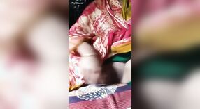 Desi Indian babe flaunts her big breasts and tight pussy 2 min 40 sec