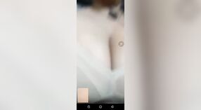 Aunty gets a sneak peek at her auntie's pussy and boobs on a video call 2 min 00 sec