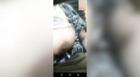 Aunty gets a sneak peek at her auntie's pussy and boobs on a video call 2 min 40 sec