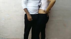 Desi couple enjoys standing sex in steamy video 1 min 20 sec