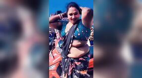 Hot bhabi with a big belly button in shorts gets naughty on camera 2 min 50 sec