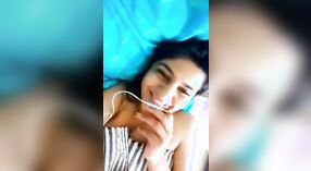 Cute girl enjoys playing with her boobs on camera during a video with her boyfriend 7 min 40 sec