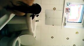 Beautiful girl with big breasts cleans the bathroom and shower while having sex 12 min 00 sec