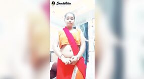 Hot bhabi with big belly button in hot shorts collection 8 min 40 sec