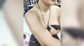 Telugu housewife shows off her nipples in slow and sensual way 2 min 50 sec