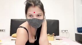 Desi wife gives a live blowjob and shows off her cute ass on TV 1 min 50 sec