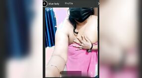 Bluelady Của Lớn Lừa Mất Trung Tâm Sân khấu Trong Dải Trò Chuyện Video 2 tối thiểu 40 sn