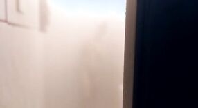 My sexy cousin gets a shower and I'm filming it 1 min 20 sec