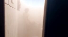 My sexy cousin gets a shower and I'm filming it 1 min 40 sec