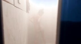 My sexy cousin gets a shower and I'm filming it 2 min 00 sec