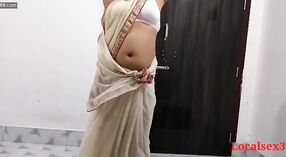 Real bengali wife in a white sari gives a sensual blowjob 0 min 0 sec